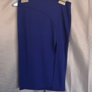 Night out in the town royal blue pencil skirt!